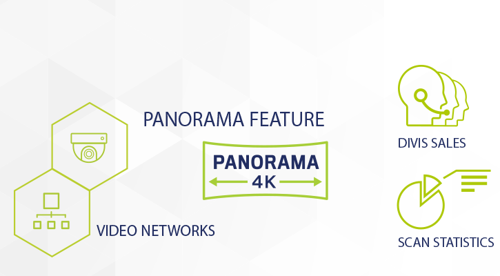 Panorama view in the DIVIS software | parcel tracking