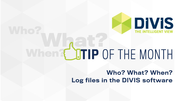 DIVIS tip: Log files in the DIVIS software | Video research in the warehouse