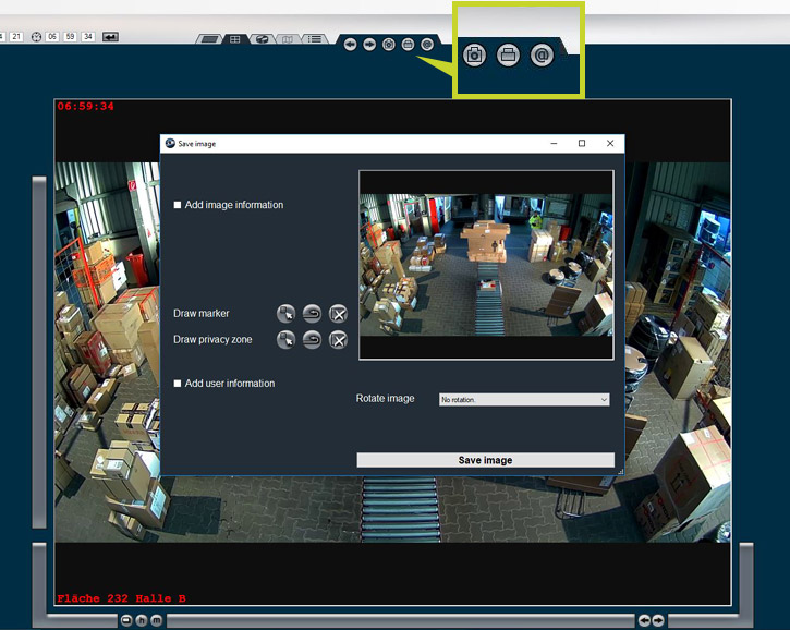 Image options in CargoVIS and ParcelVIS
