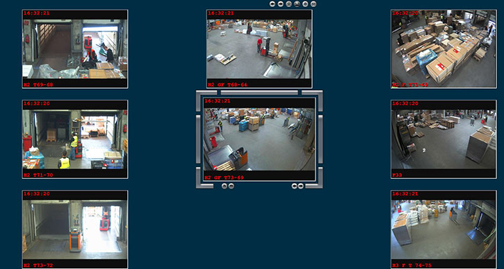 Videomanagement-Software Logistik DIVIS