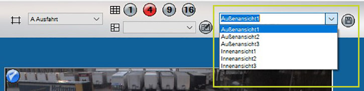 Individuelle Live-Ansichten in der CargoVIS-Videoüberwachungssoftware anlegen und verwalten