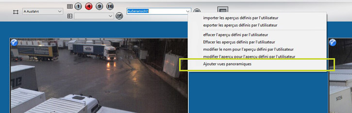 Individuelle Live-Ansichten in der CargoVIS-Videoüberwachungssoftware anlegen und verwalten