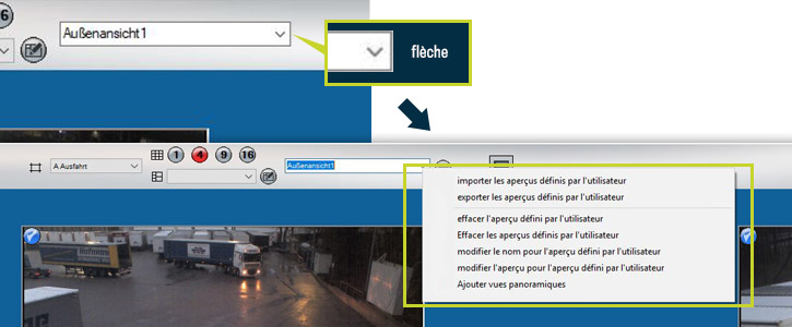 Individuelle Live-Ansichten in der CargoVIS-Videoüberwachungssoftware anlegen und verwalten
