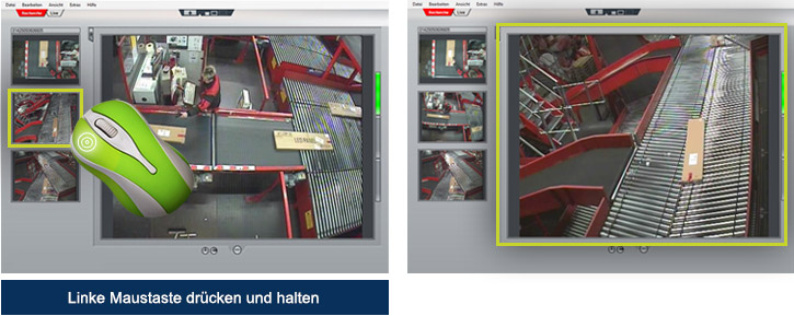 Videorecherche im Paket-Hub: Referenzbilder und Referenzmodus in ParcelVIS