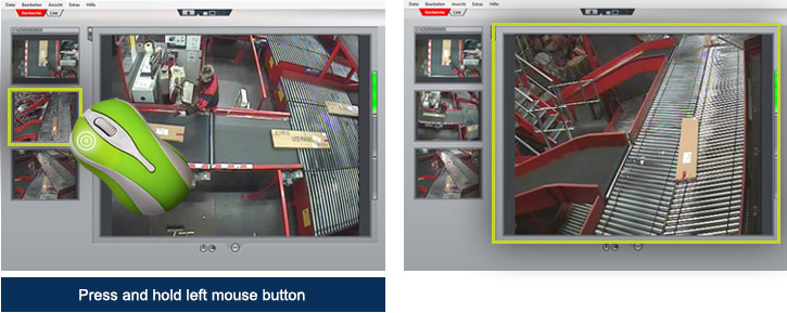 Videorecherche im Paket-Hub: Referenzbilder und Referenzmodus in ParcelVIS