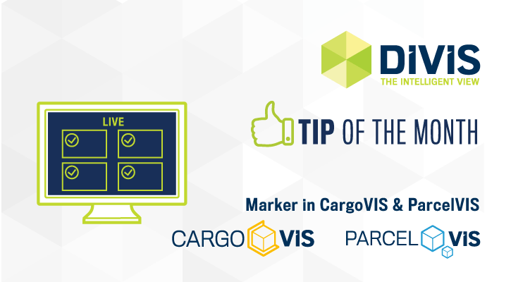 Create, view and edit markers in CargoVIS and ParcelVIS