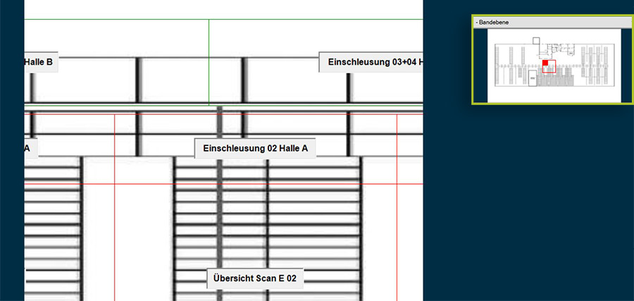 Lageplan für Ihre Logistikhalle oder Ihr Paketumschlagzentrum