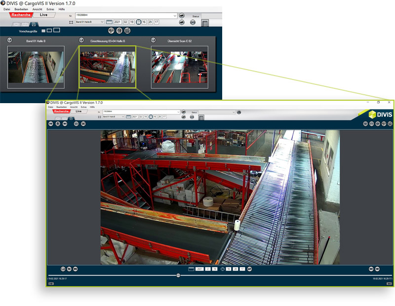 Thumbbearbeitung in CargoVIS und ParcelVIS Version 1.7.0 | DIVIS