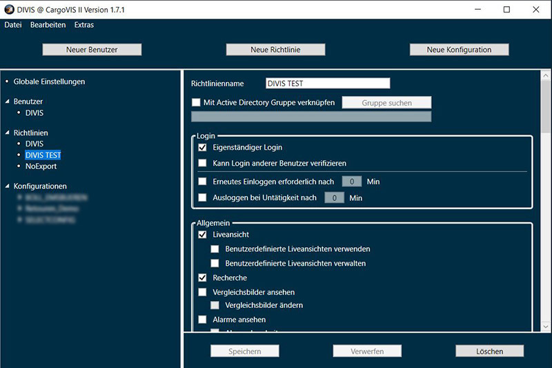 CargoVIS & ParcelVIS Software | Richtlinie