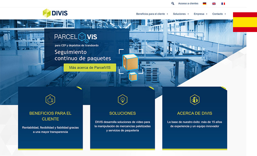 Spanische Webseite | www.divis.eu