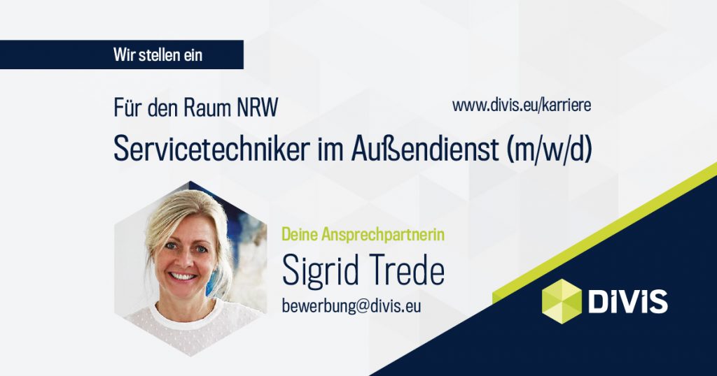 Stellenangebot Servicetechniker Außendienst Raum NRW | Videolösungen von DIVIS