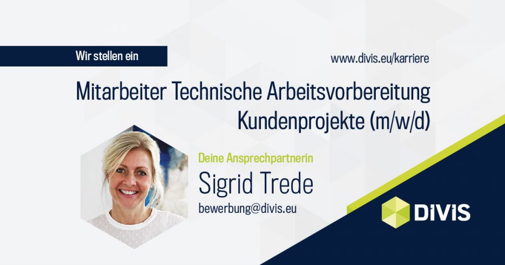 Stellenangebot Technische Arbeitsvorbereitung | Videolösungen von DIVIS