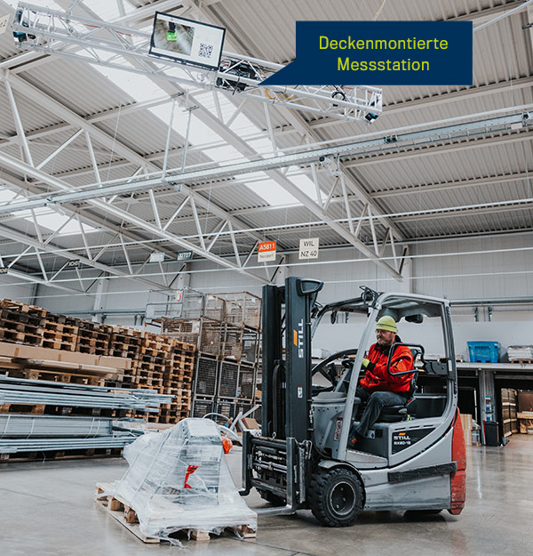 Automatische Frachtvermessung mit Dimension+ powered by MetriXFreight für die Logistik