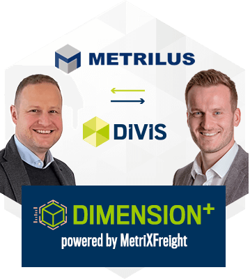 Automatische Volumenvermessung mit Dimension+ powered by MetriXFreight für die Logistik | Partnerschaft mit Metrilus