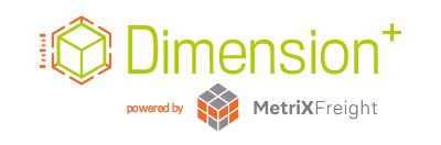 DIVIS_Logos_Plusfunktionen_Dimension_Metrix Automatische Volumenvermessung mit Dimension+ powered by MetriXFreight für die Logistik | Logo