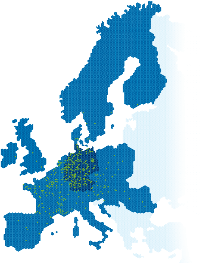 DIVIS in Europa | mehr als 650 Projekte in über 23 Ländern